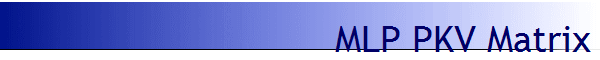 MLP PKV Matrix